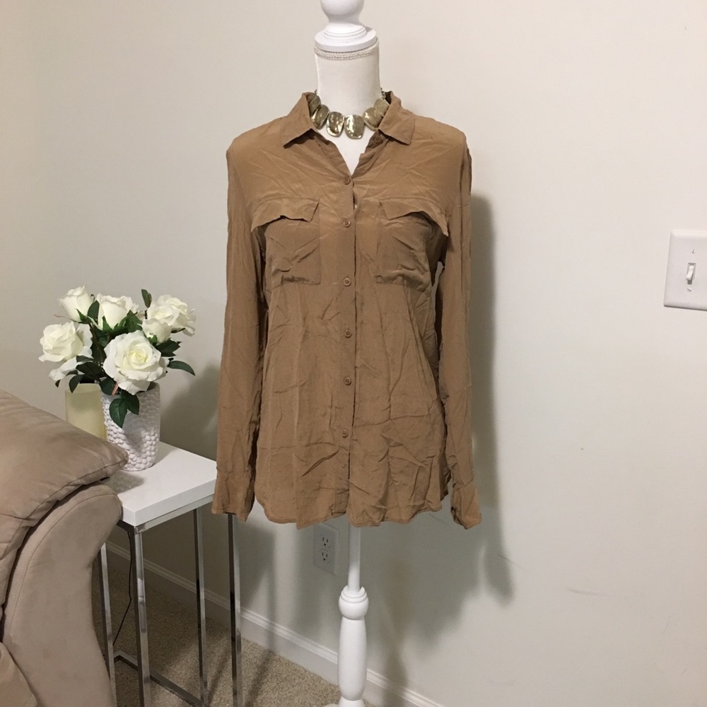 Victoria secret longsleeve blouse size small